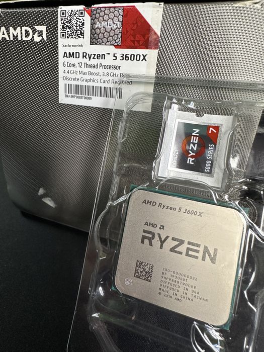 AMD Ryzen 5 3600X Box (100-100000022Box)