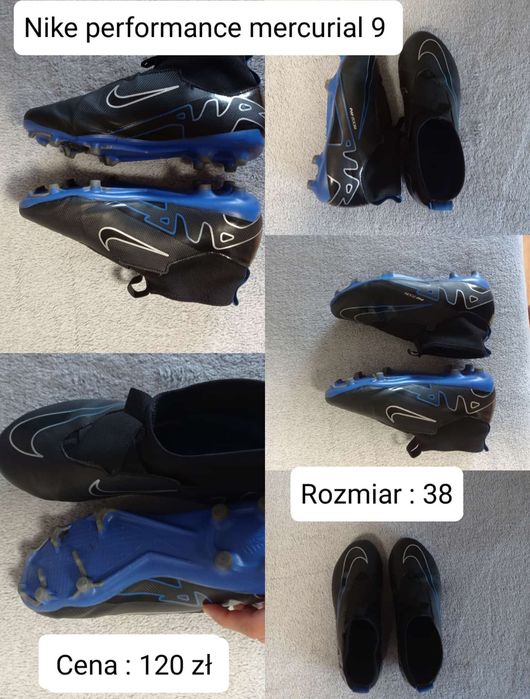 Korki Nike performance Mercurial 9 rozm.38
