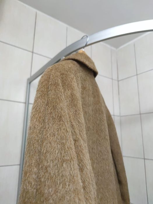 płaszcz coat XL  kurtka moher mohair alpaka alpaca angora wełna wool w