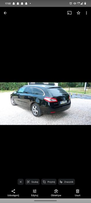 Peugeot 508 uszkodzony