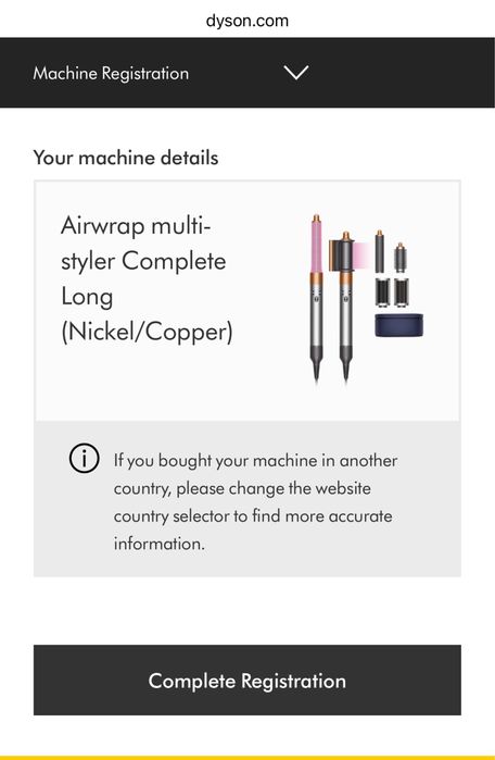 Стайлер Dyson Airwrap HS05 Complete Long (Nickel/Copper)