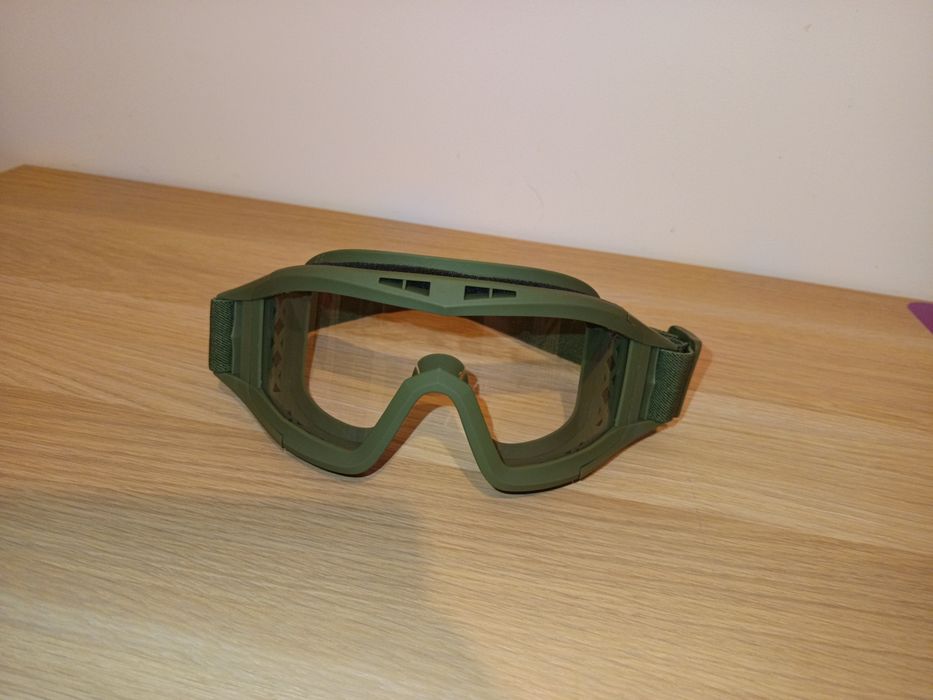 Gogle ochronne taktyczne zielone