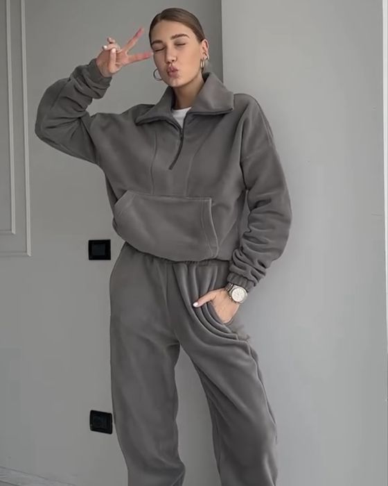 Флісовий костюм K.s.girls_ графітовий, розмір S