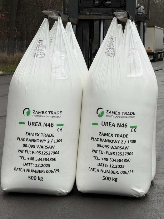 Mocznik N46 big-bag 500 kg, cena za 1 tone