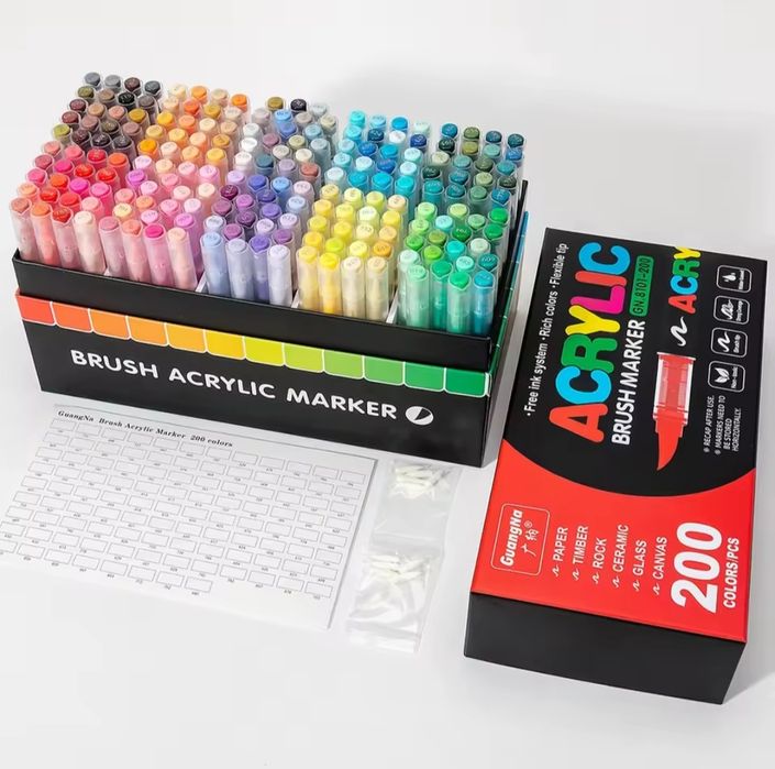 Акрилові маркери Гуангна 200 шт