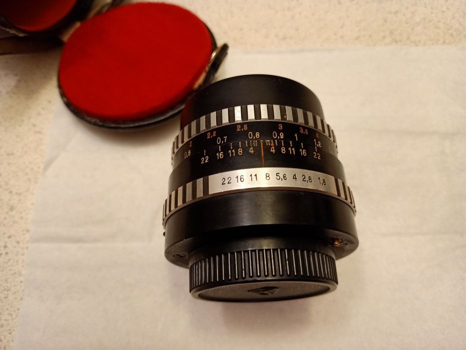 Obiektyw Carl Zeiss Jena Zebra M42 Pancolar 1,8/50 MC