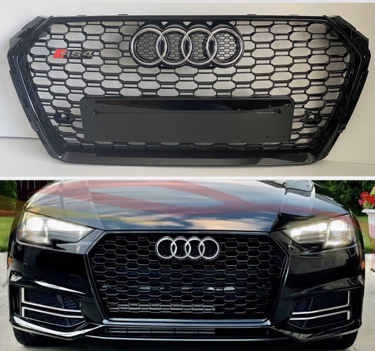 Решетка радиатора ауди audi a4 b9 дорест rs4 в соты