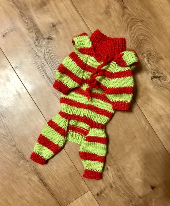 В’язаний одяг для собак,светр, комбінезон