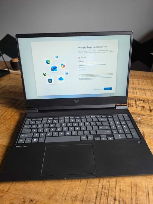 Zadbany HP Victus 16.1" | Ryzen 7 | RTX 4050 | 16GB RAM | 512 GB   Gwarancja HP do 2029!