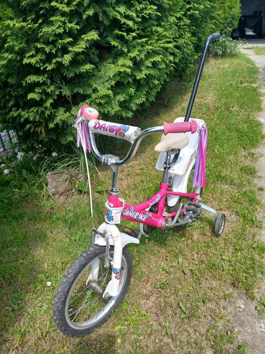 Rower  Unibike Daisy 16, dziewczynka, różowy