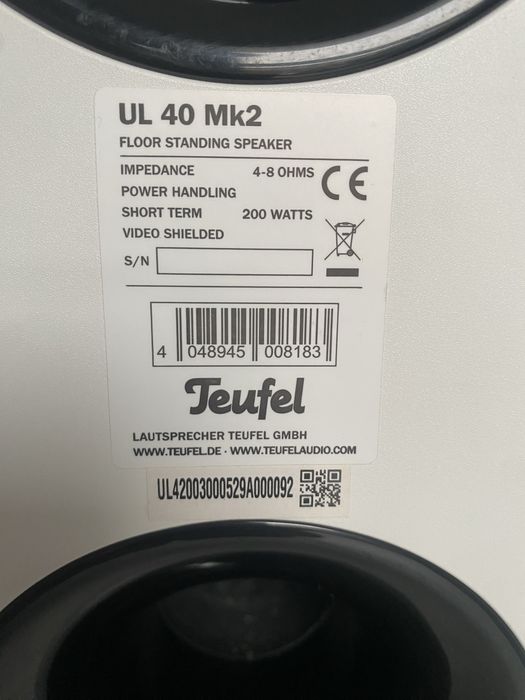 Teufel  UL 40  MK II  ładne