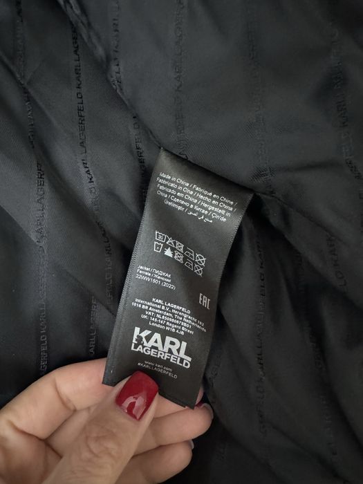 Оригінальний пуховик Karl Lagerfeld