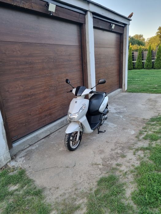 Skuter Peugeot Kisbee 50 4t Biały Połysk Ładny Dowóz Polecam!!!