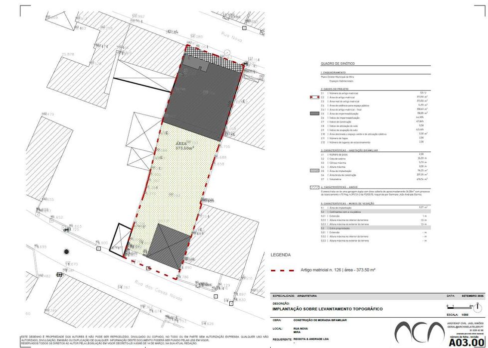 Terreno com projeto aprovado