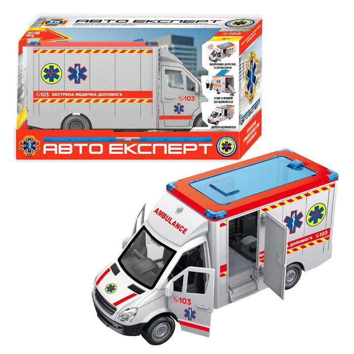 Машина Швидка допомога, сигнали, підсвічування, різні моделі