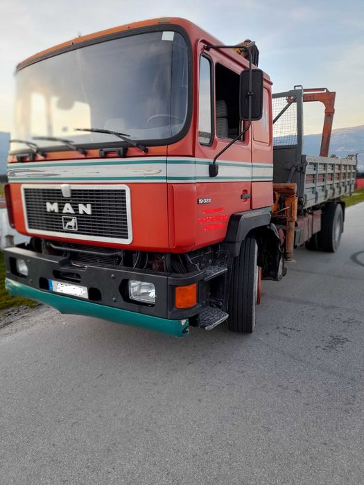 MAN f90 19 t c/grua e bascula