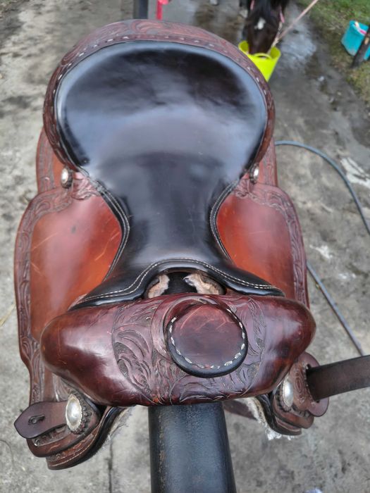 Siodło western Continental 160, popręg i pad