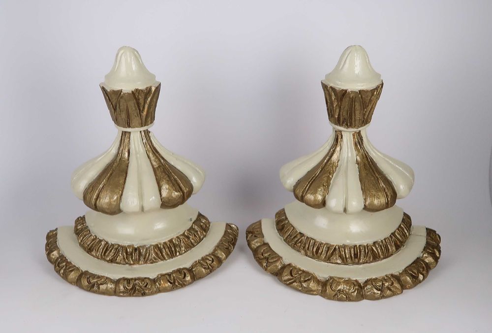 Par de Mísulas / Peanhas Antigas Madeira