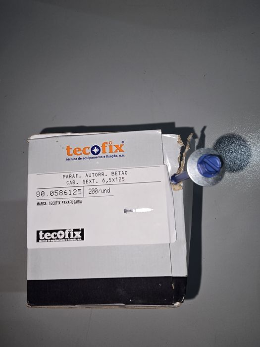 Parafuso autorroscante para betão 6,5mm