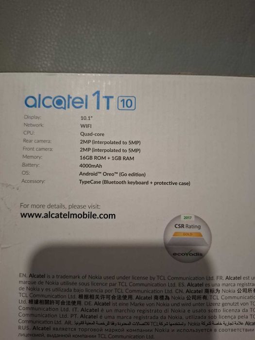 Tablet Alcatel 1T10