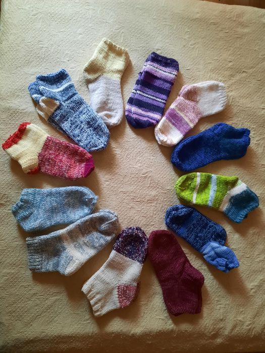 Вязаные носки 40-42 р