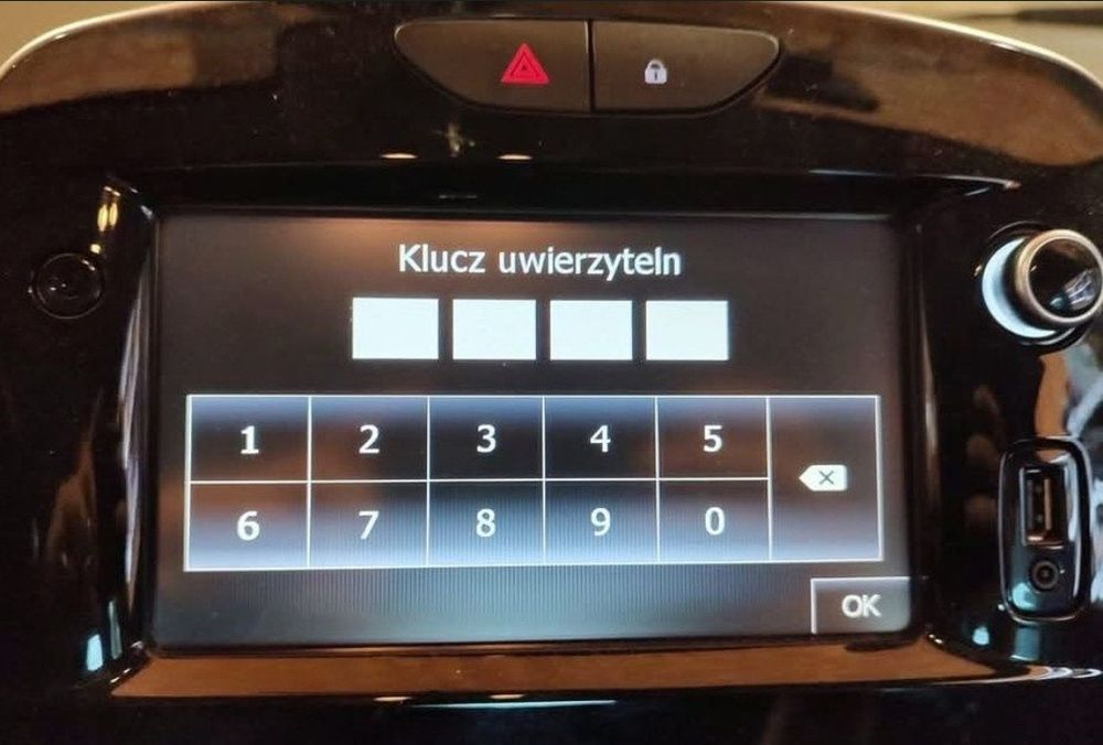 Renault Dacia kod do radia z numeru VIN zdalnie