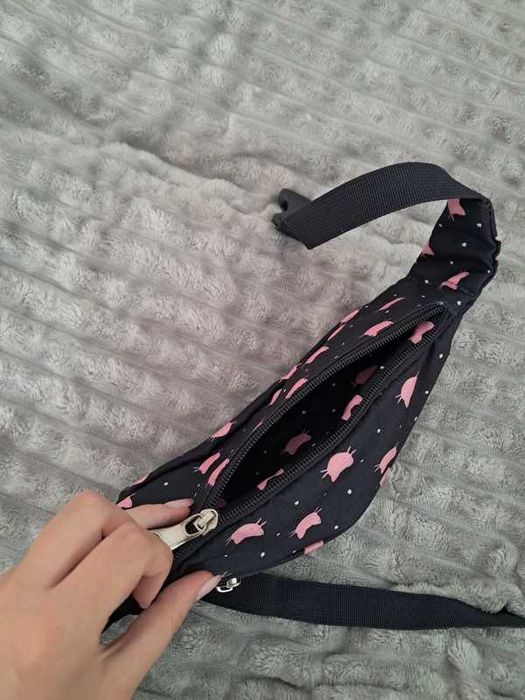 torebka nerka w kotki dla dziewczynki