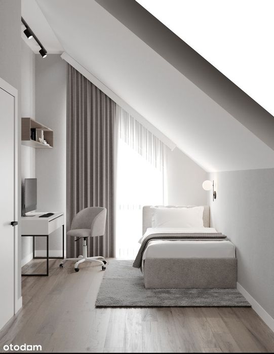 Bliźniak 112 m2, ogródek 91 m2 - Bawarski styl