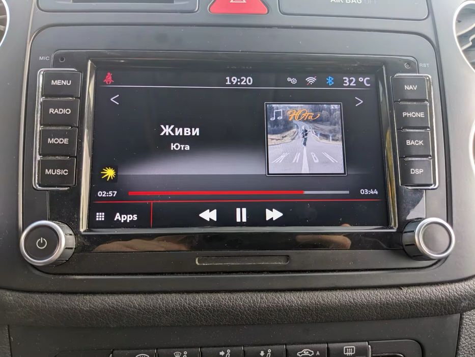 Магнітола vw Passat b6 b7 cc touran caddy Tiguan golf Jetta T5 Skoda