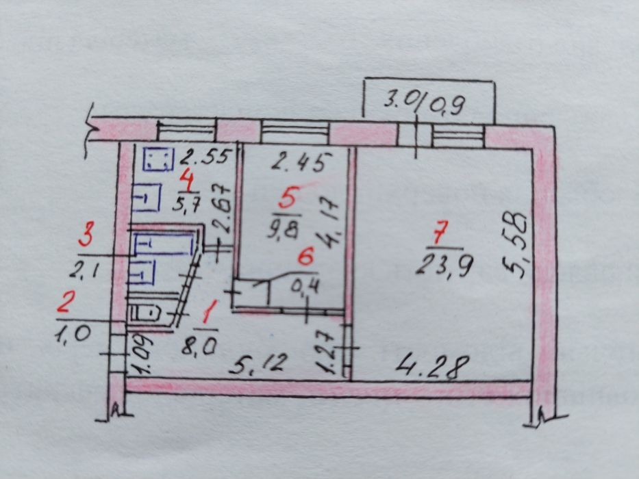 Продажа / обмен 2 комн Космонавтов / Херсонское шоссе  Площадь Победы