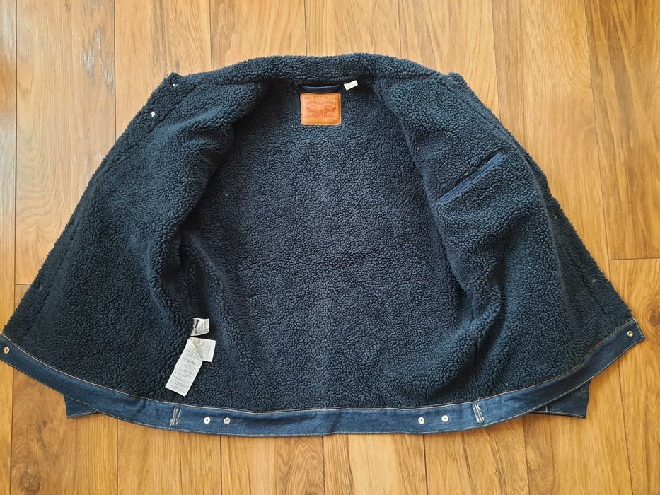 Kurtka dżinsowa Levi Strauss & Co ocieplana męska XXL