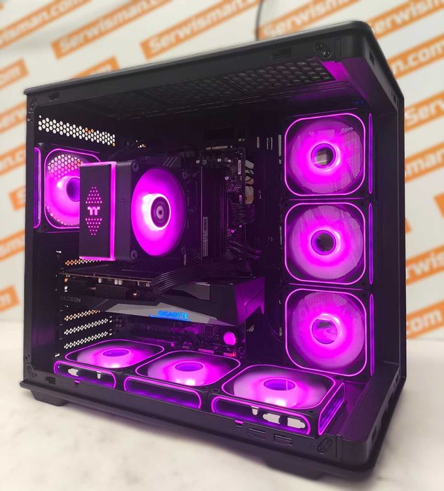 Komputer PC do gier NOWY AMD5 AMD Ryzen 5 8400f 16GB DDR5 5600MHz RX7600 8GB 1TB SSD Windows 11 gwarancja 2 lata FV 23%