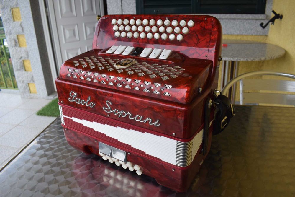 Concertina Paolo Soprani 3 Voz La# Re# Sol# Natural
