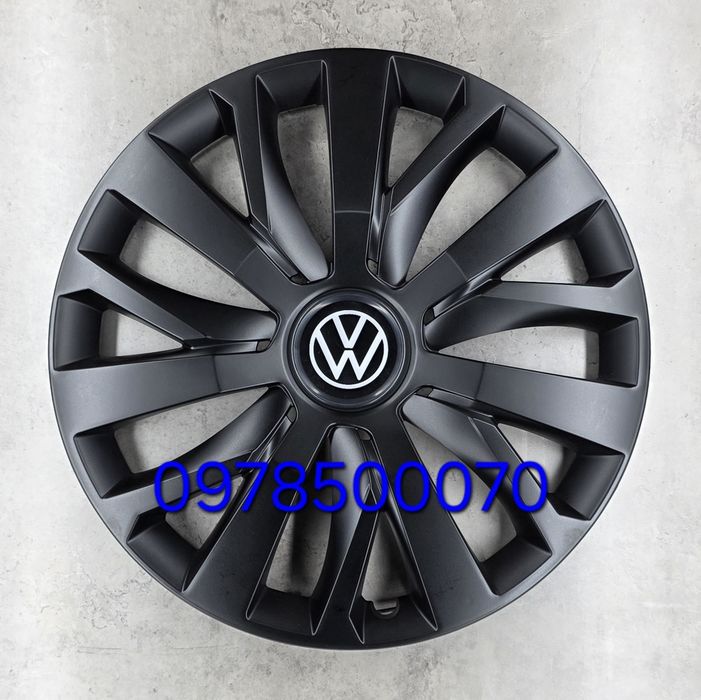 Ковпаки Фольксваген R15 Volkswagen Polo Fox T-Roc Passat Golf Jetta