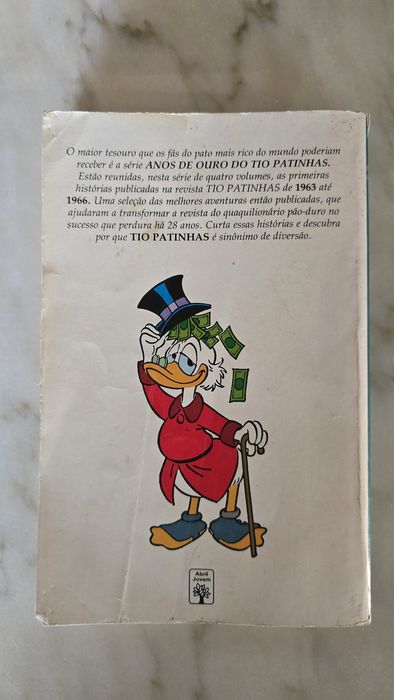 Livro tio patinhas "anos de ouro do tio patinhas"