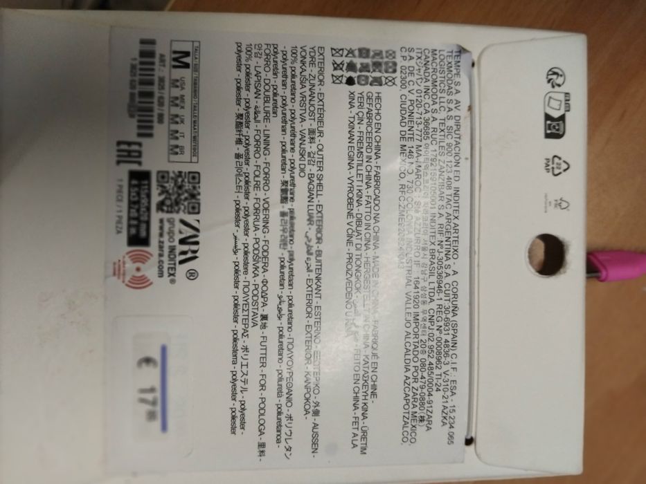 Carteira zara de homem