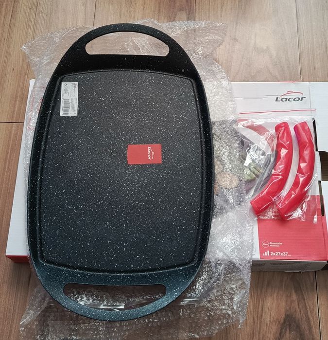 Talerz, płyta do grillowania na kuchenkę Lacor.