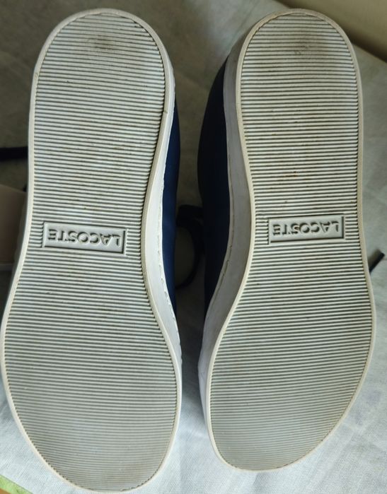 Sneakersy LACOSTE Straightset, granatowe r.39, w świetnym stanie