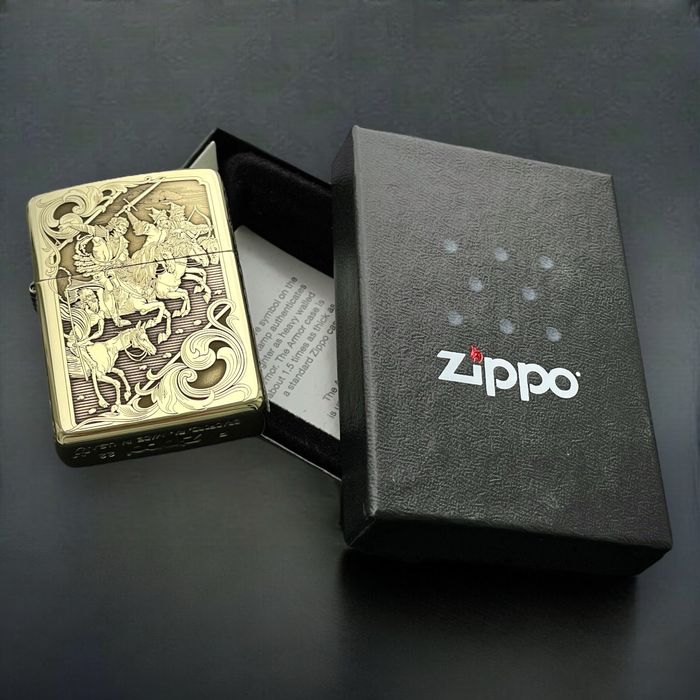 Нова оригінальна запальничка Zippo Armor Four Horsemen of