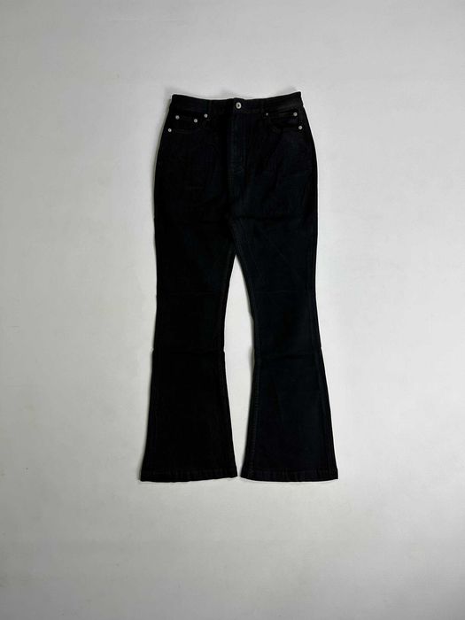 Джинси Rick owens DRKSHDW flared джинсы клеш black skinny cut type M S