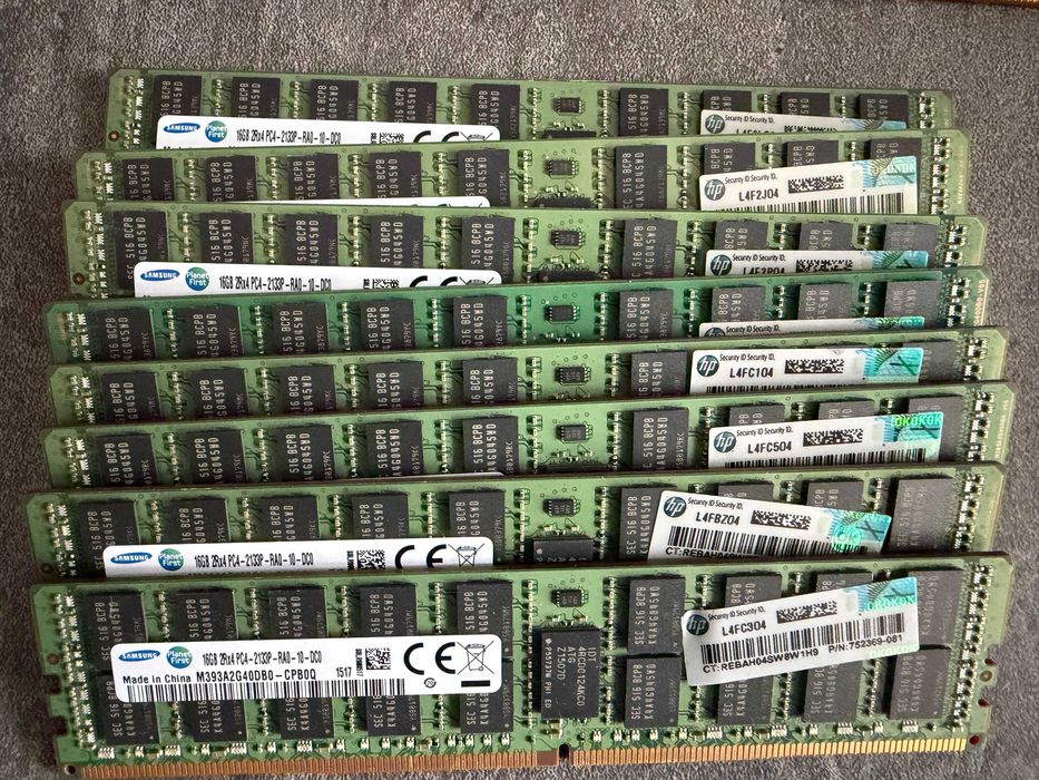 Оперативна пам'ять DDR3 DDR4 серверна ECC REG, в наявності