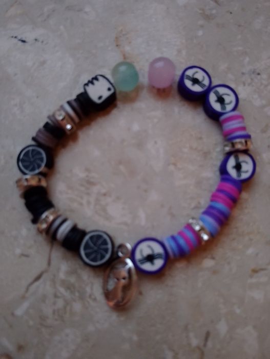 Piękna bransoletka ręcznie robiona z gratisami
