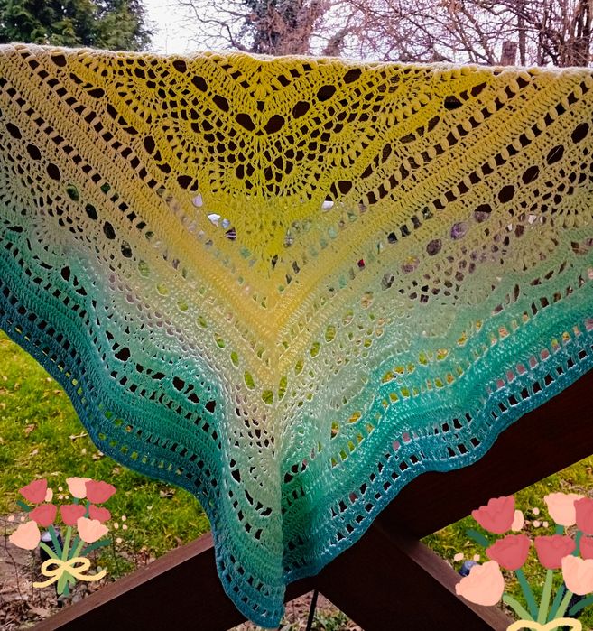 Chusty szydełkowe idealne na prezent