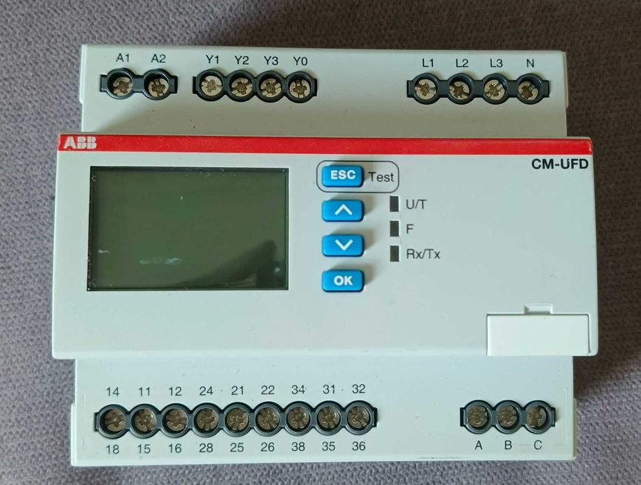 Przekaźnik nadzoru sieci ABB CM-UFD.M31M Modbus RTU – Stan JAK NOWY!