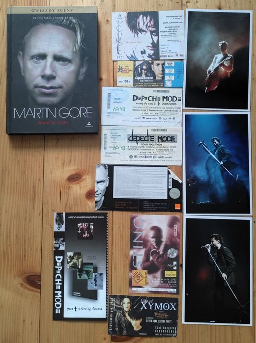 Depeche Mode – duża kolekcja winyle + DVD + bilety + książka