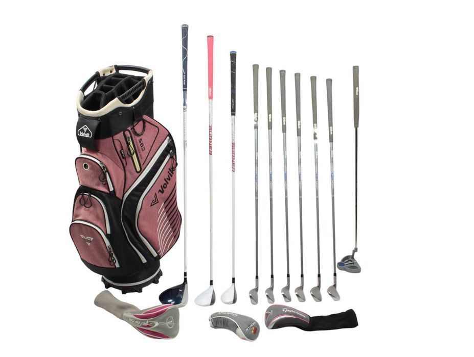 Zestaw damski Taylormade Wilson VOLVIK kije golfowe do golfa L-flex