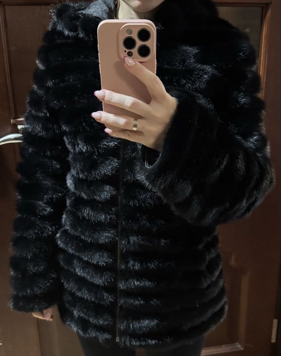 Норкова шубка з хвостиків