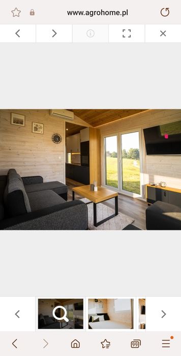 Dom mobilny Domek całoroczny letniskowy Nowy 40m² drewniany