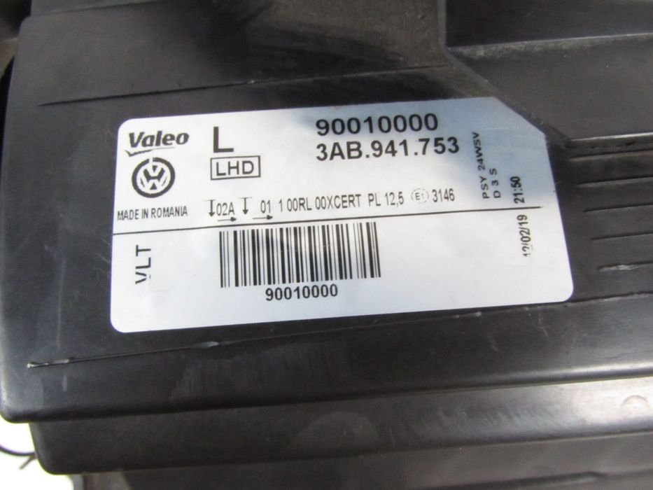 Farol Xenon Direccional Vw Passat Ref: 3Ab941753