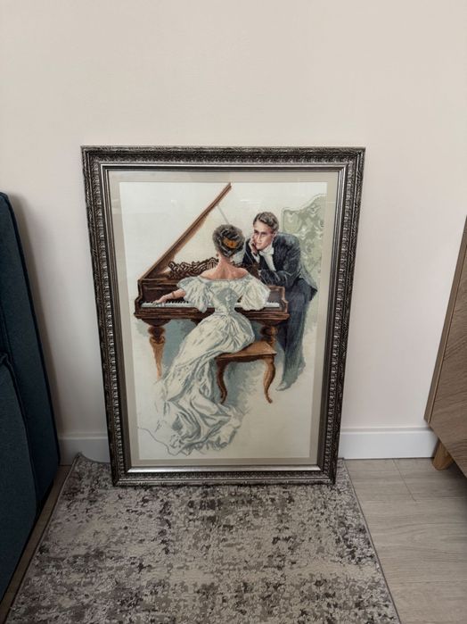 Вишита картина «Закохана пара»